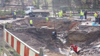 Baustelle Meerwiesertalweg